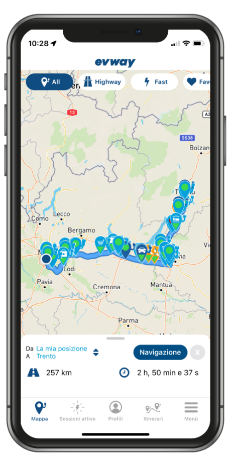 evway app tutorial route planner new